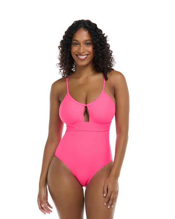 body glove Smoothies Jessica One-Piece Tank D/DD Cup - Bubble Gum
