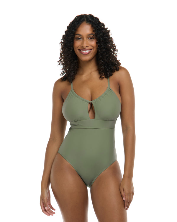 body glove Smoothies Jessica One-Piece Tank D/DD Cup - Cactus