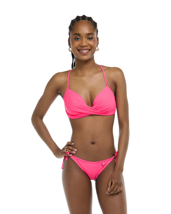 body glove Smoothies Kerry Fixed Triangle Bikini Top - Bubble Gum