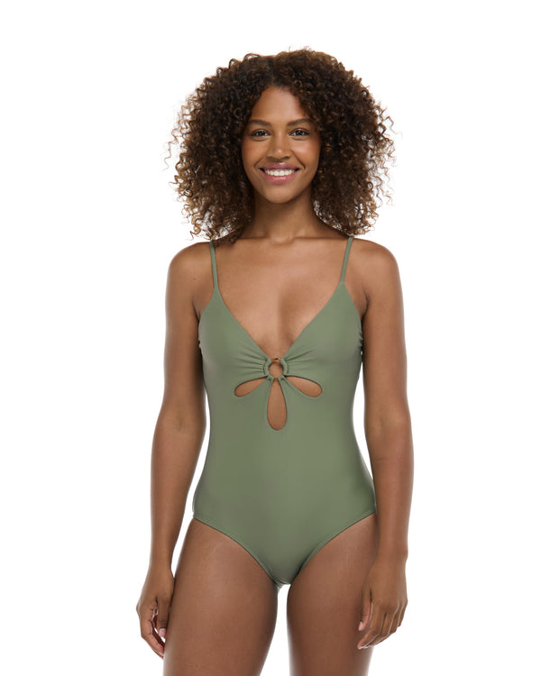 body glove Smoothies Maddie One-Piece Tank Swimsuit - Cactus