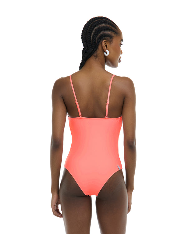 Body Glove Smoothies Maddie One-Piece Tank Swimsuit - Coral