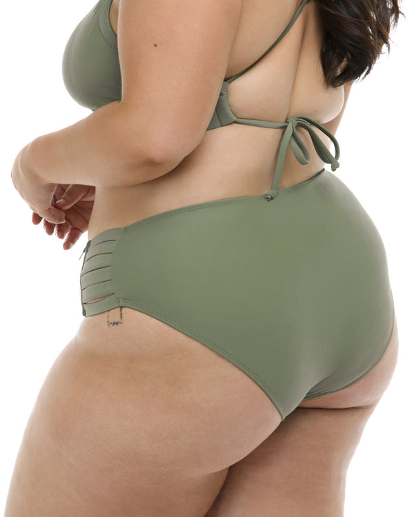Body Glove Smoothies Retro Plus Size Swim Bottom - Cactus