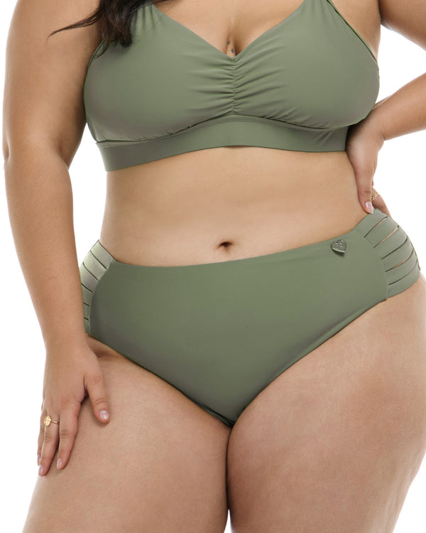body glove Smoothies Retro Plus Size Swim Bottom - Cactus