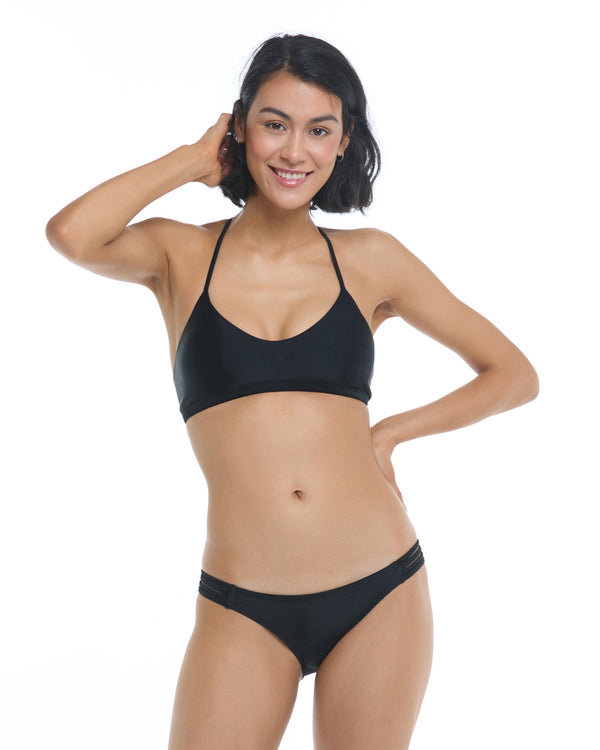 Body Glove Smoothies Ruth Fixed Triangle Swim Top - Black