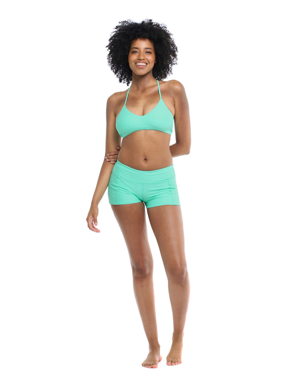 Body Glove Smoothies Ruth Fixed Triangle Swim Top - Sea Mist