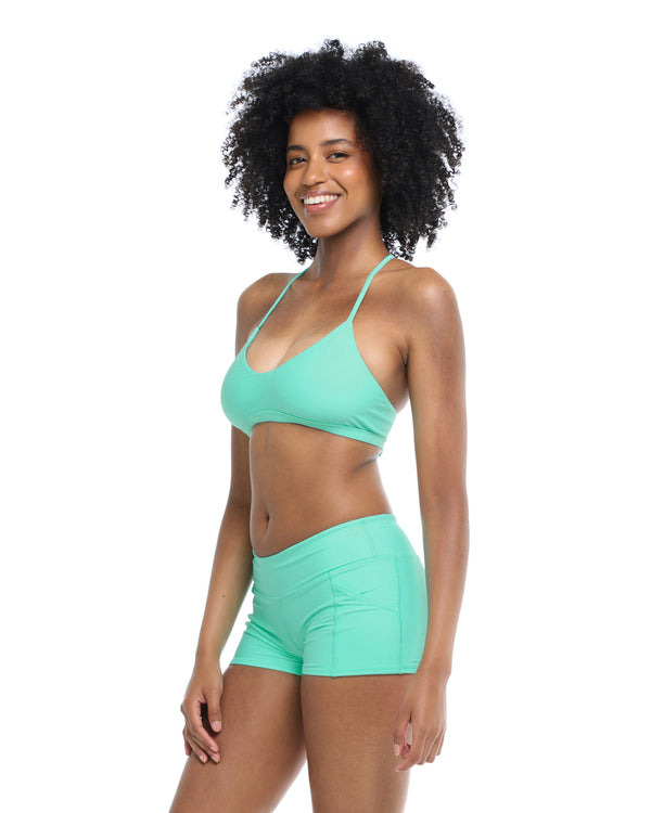 body glove Smoothies Ruth Fixed Triangle Swim Top - Sea Mist