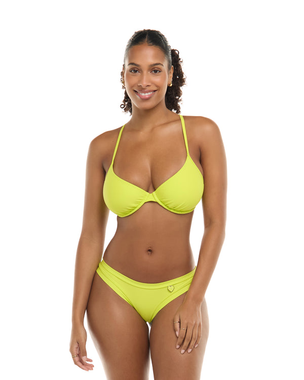 body glove Smoothies Solo D-F Cup Bikini Top - Key Lime