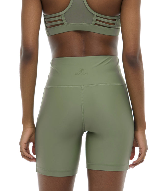 Body Glove Smoothies Spin Cross-Over Bike Short - Cactus