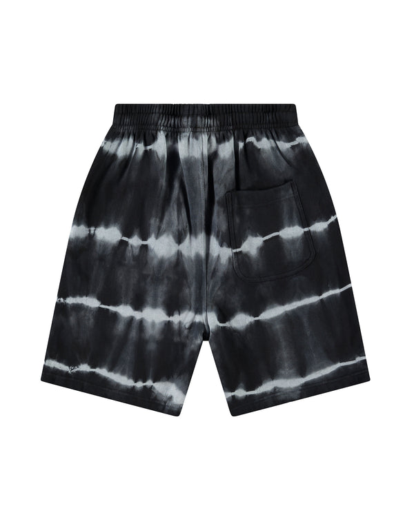 Body Glove The Jogger Tie-Dyed Fleece Shorts - Black Tie Dye