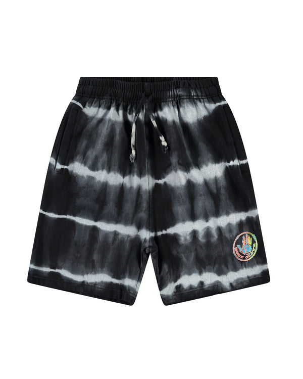 body glove The Jogger Tie-Dyed Fleece Shorts - Black Tie Dye