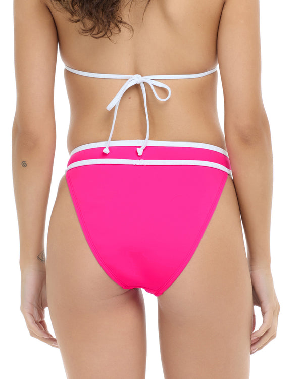 Body Glove Undersea Unbelievable Swim Bottom - Flamingo Pink White