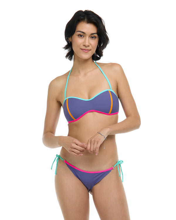 body glove Vibration Tainted Love Retro Bandeau Top- Iris