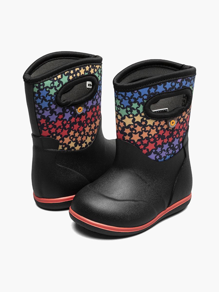 Bogs Baby Classic Rainbow Stars Waterproof Baby Boots