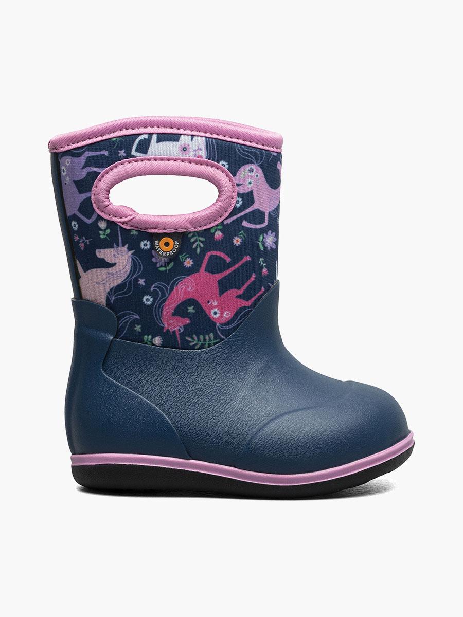 bogs Baby Classic Unicorn Meadow Waterproof Baby Boots