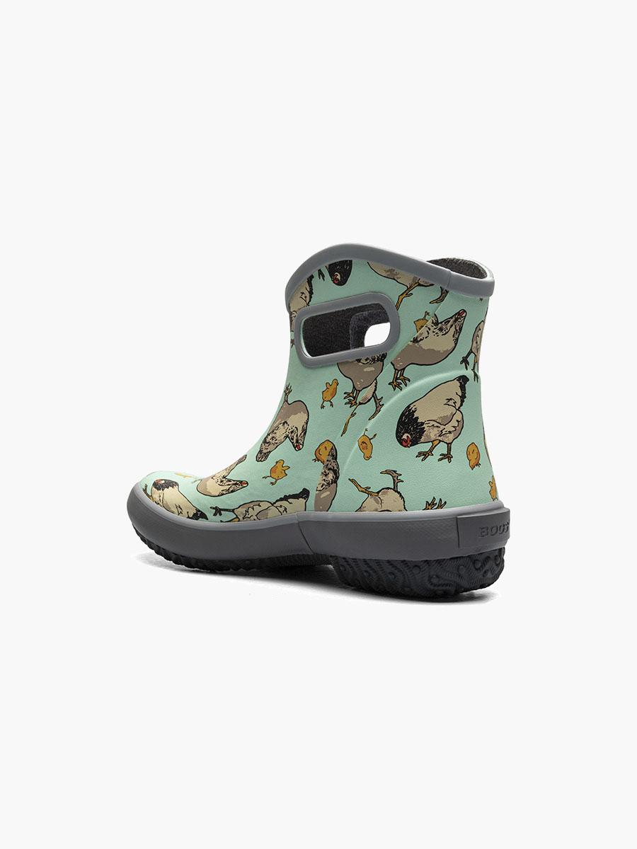 Bogs Patch Ankle Chickens Women's Garden Boots