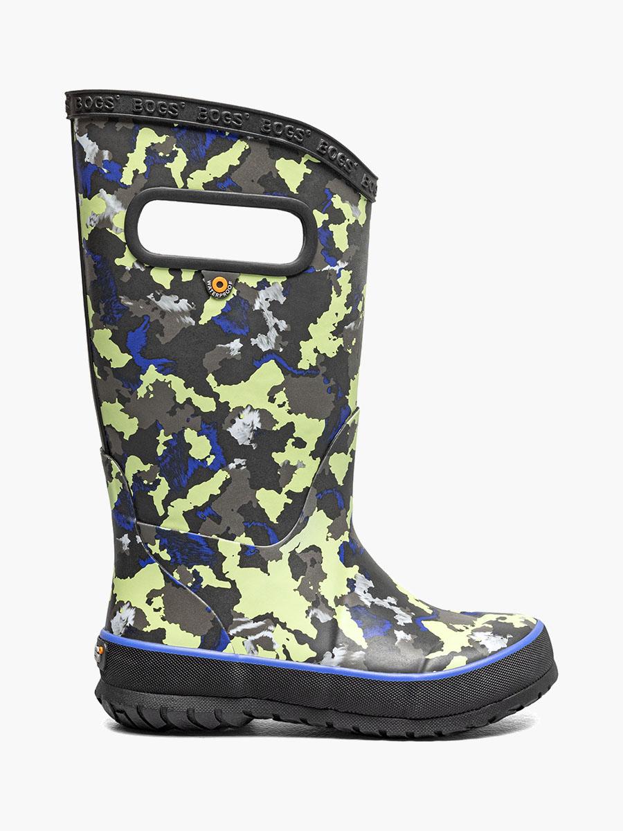 bogs Rainboot Camo Texture Kids Rainboots
