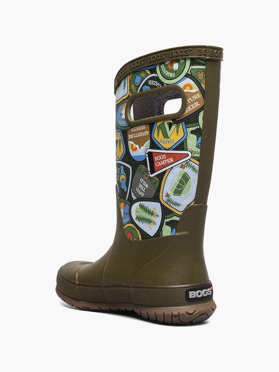 Bogs Rainboot Camping Patches Kids Rainboots