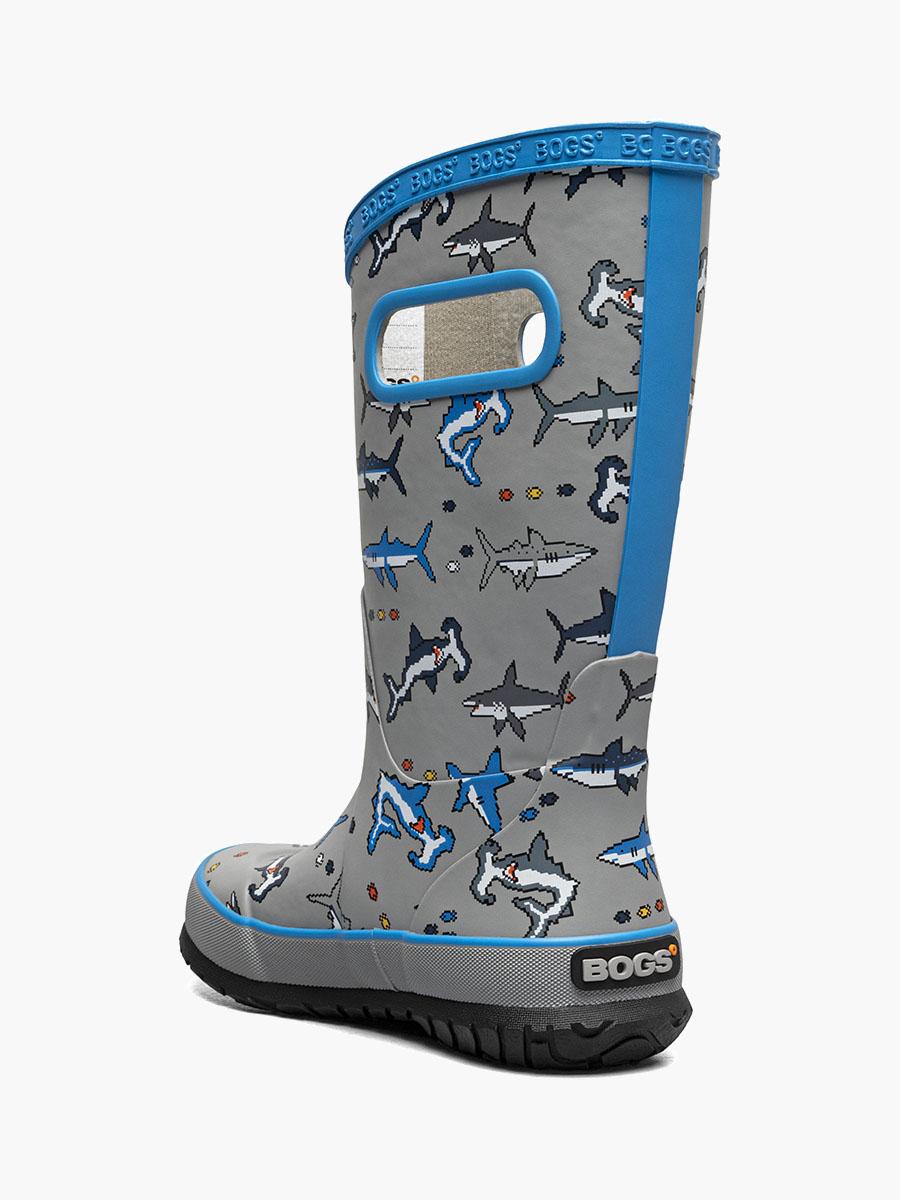 Bogs Rainboot Pixel Shark Kids Rainboots