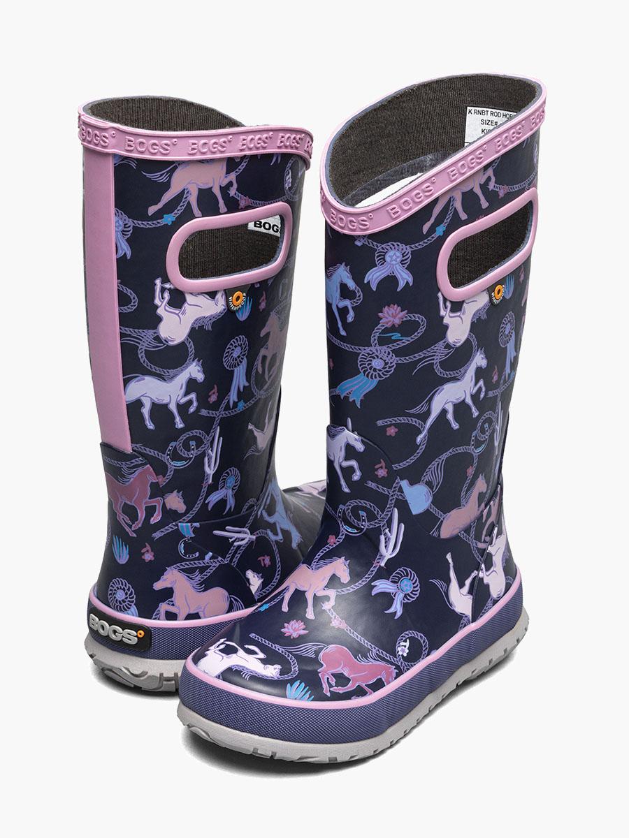 Bogs Rainboot Rodeo Horses Kids Rainboots