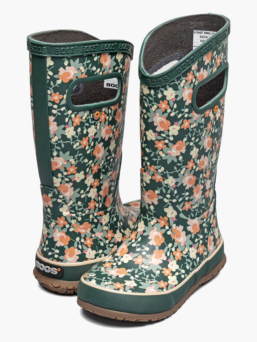 Bogs Rainboot Small Floral Kids Rainboots