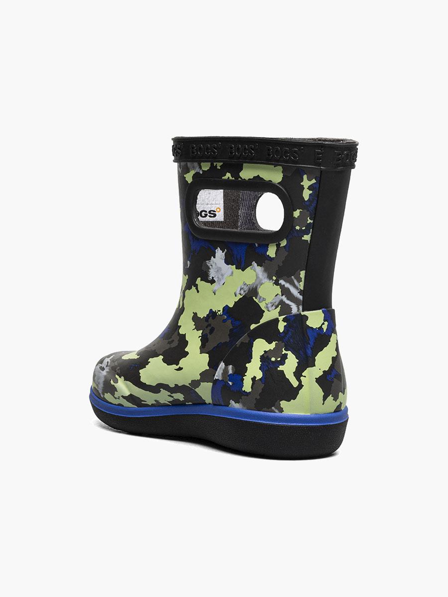 Bogs Skipper II Camo Texture Kids Rainboots