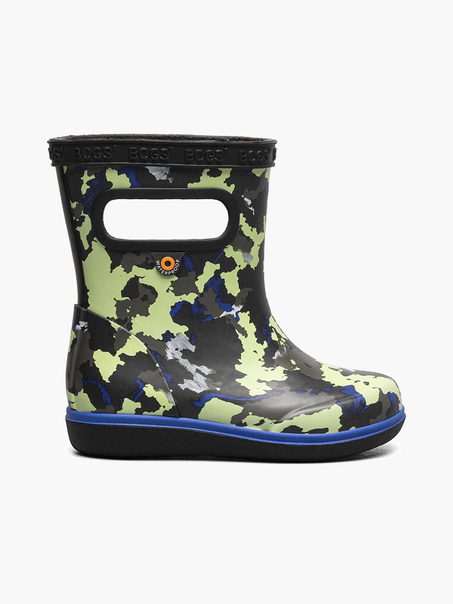bogs Skipper II Camo Texture Kids Rainboots