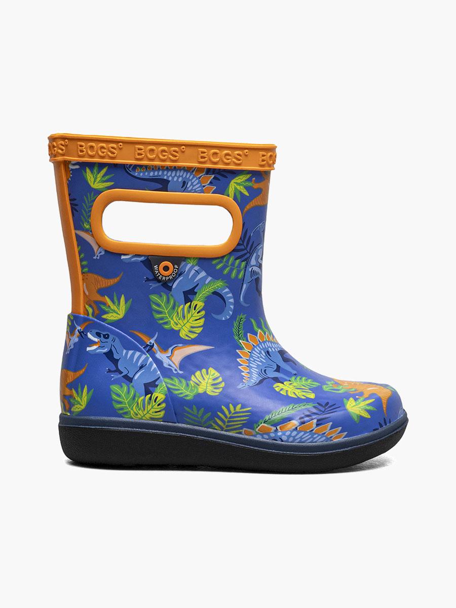 bogs Skipper II Dinosaur Jungle Kids Rainboots