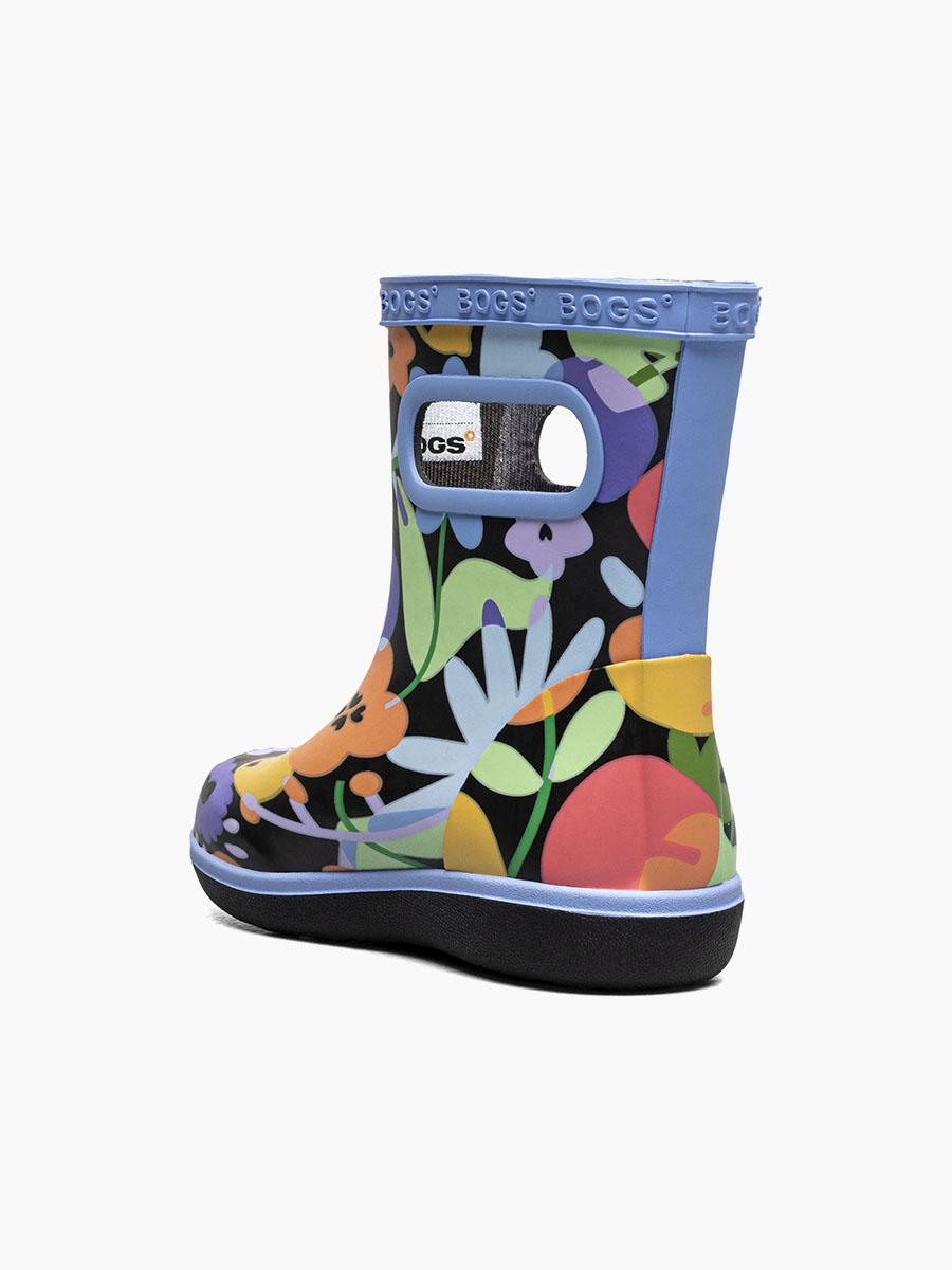 Bogs Skipper II Overlap Flowers Kids Rainboots