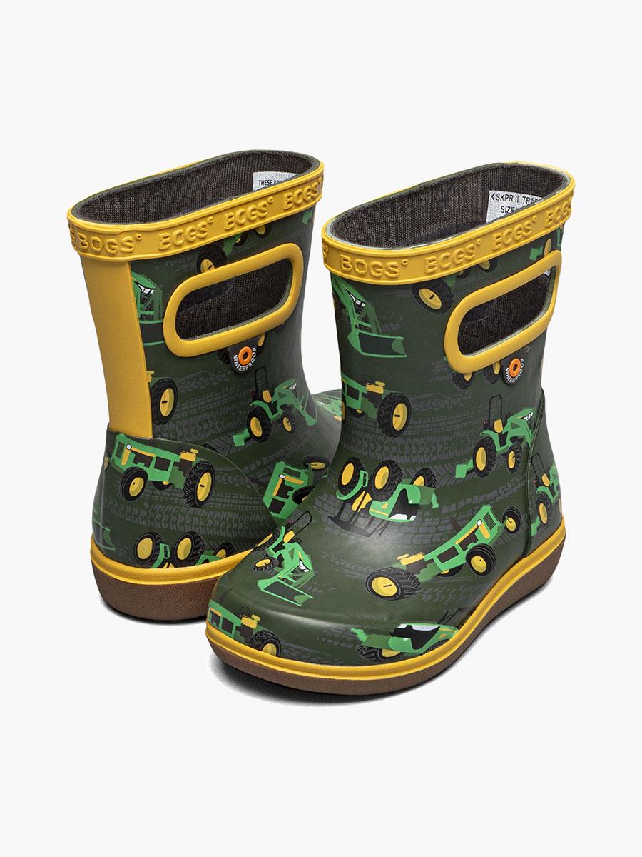 Bogs Skipper II Tractors Kids Rainboots