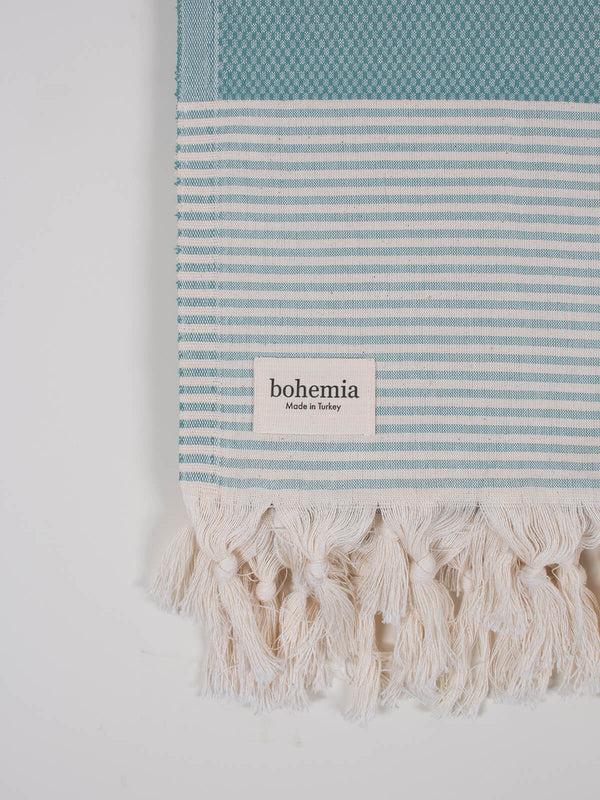 Bohemia Design Amalfi Hammam Towel Grey Green