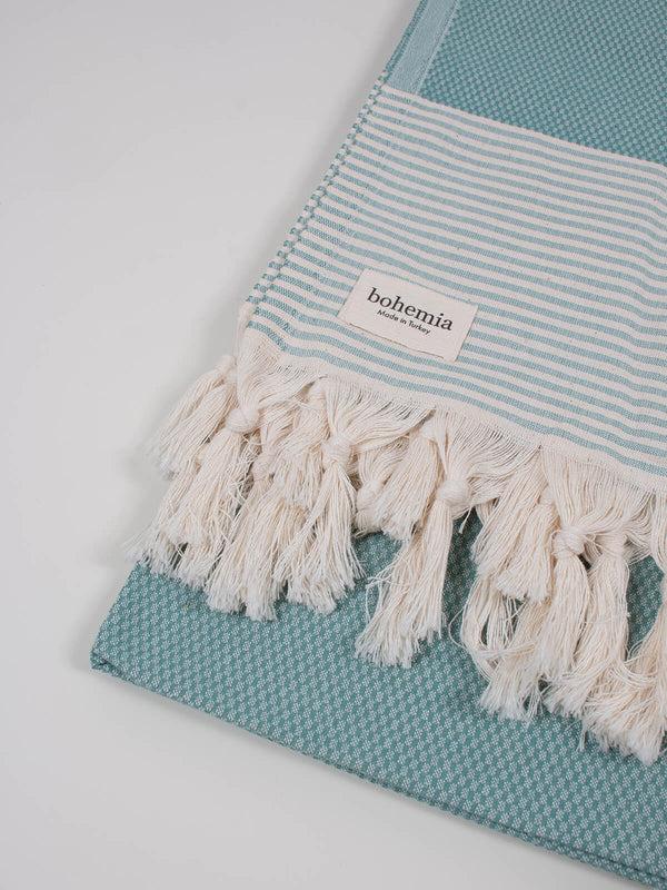 Bohemia Design Amalfi Hammam Towel Grey Green