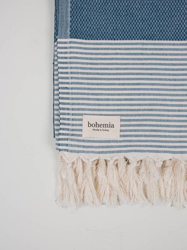 Bohemia Design Amalfi Hammam Towel Indigo