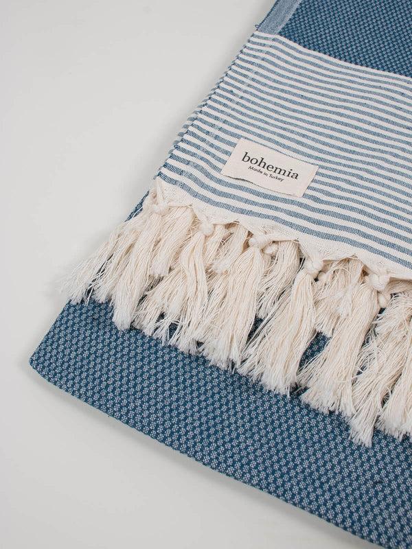 Bohemia Design Amalfi Hammam Towel Indigo