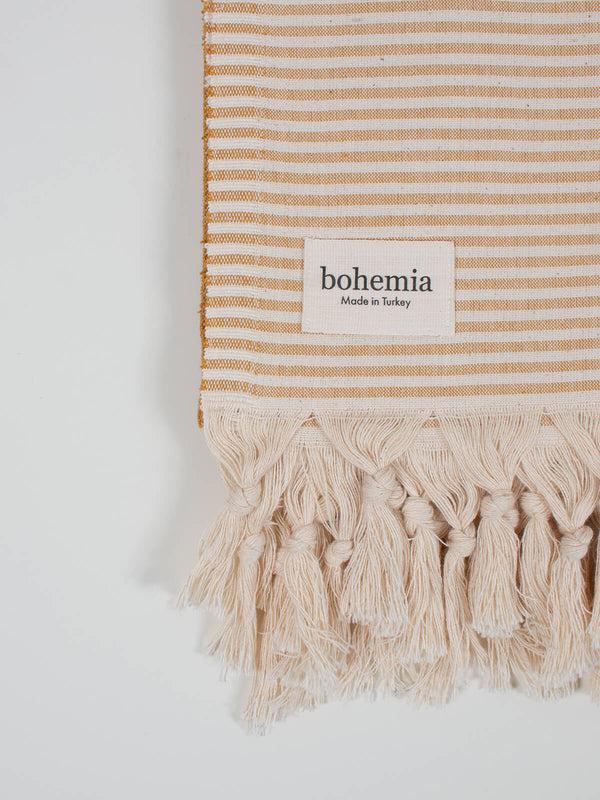 Bohemia Design Amalfi Hammam Towel Mustard