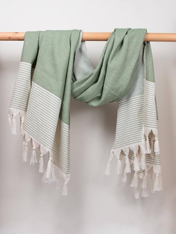 Bohemia Design Amalfi Hammam Towel Olive