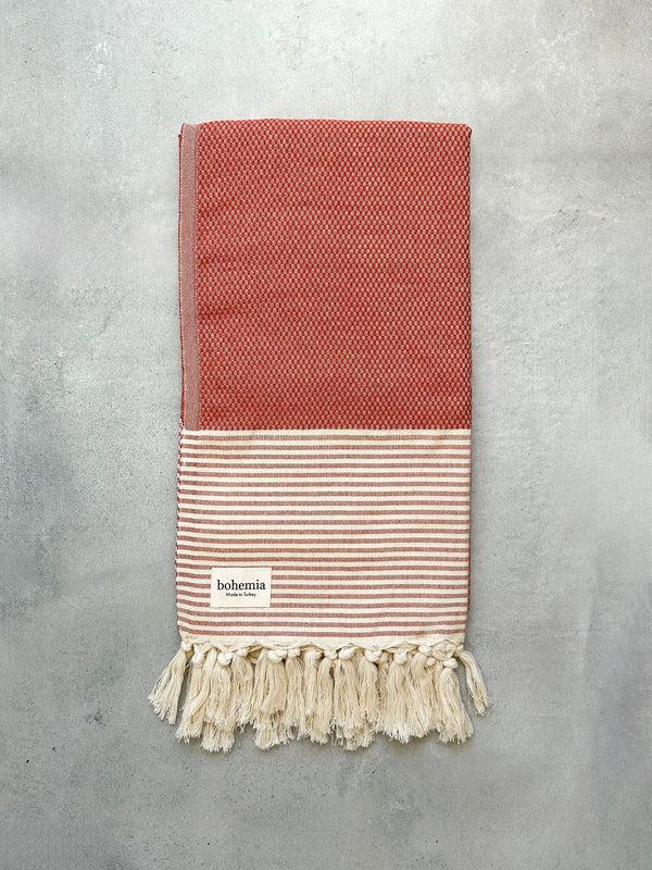 bohemia design Amalfi Hammam Towel Terracotta