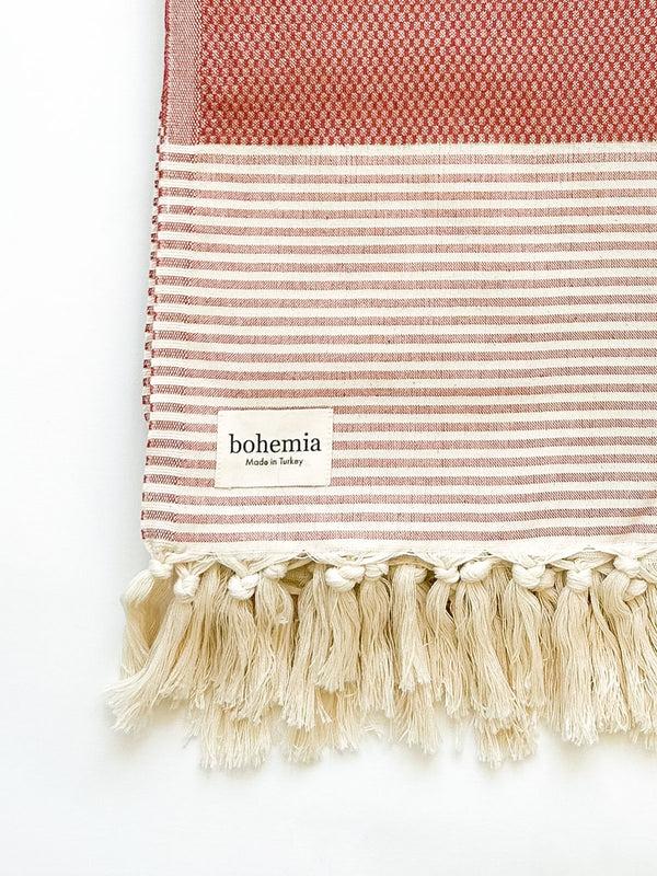 Bohemia Design Amalfi Hammam Towel Terracotta