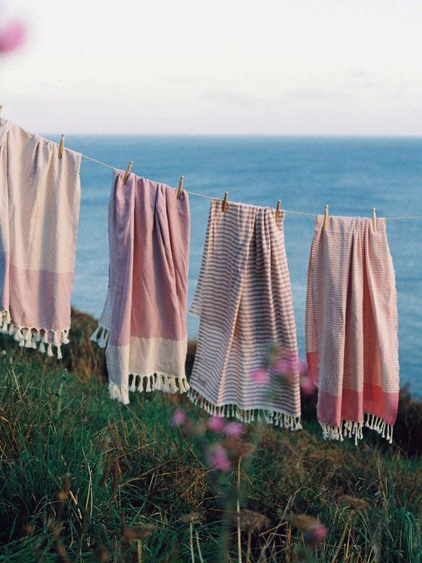 Bohemia Design Amalfi Hammam Towel Vintage Pink