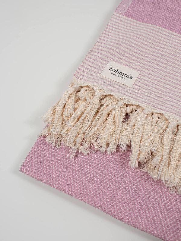 Bohemia Design Amalfi Hammam Towel Vintage Pink