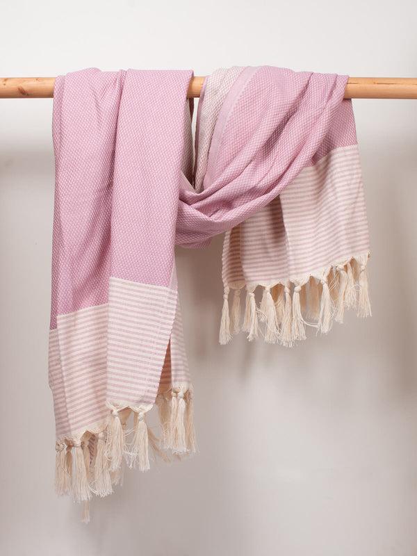 Bohemia Design Amalfi Hammam Towel Vintage Pink