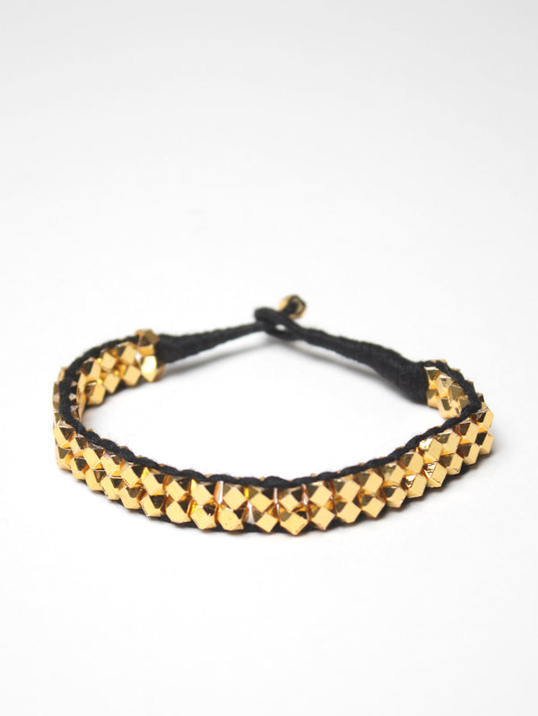 bohemia design Aurora Gold Bracelet Black