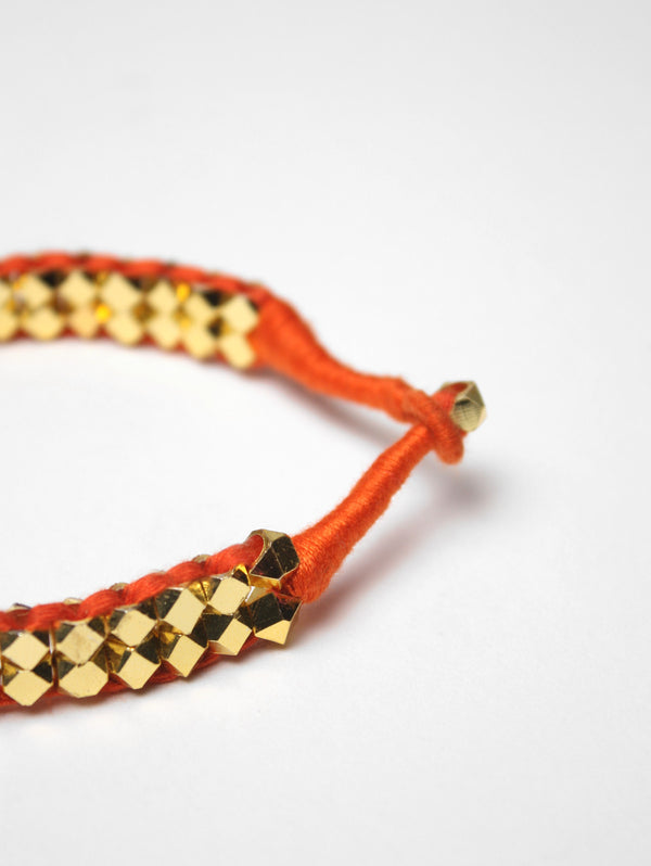 Bohemia Design Aurora Gold Bracelet Orange