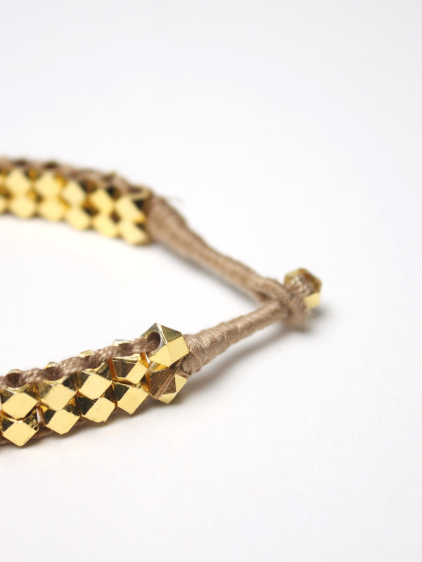 Bohemia Design Aurora Gold Bracelet Taupe