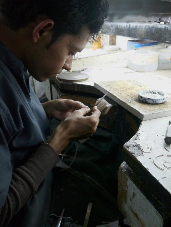 Bohemia Design Band Stacking Rings Rose Gold