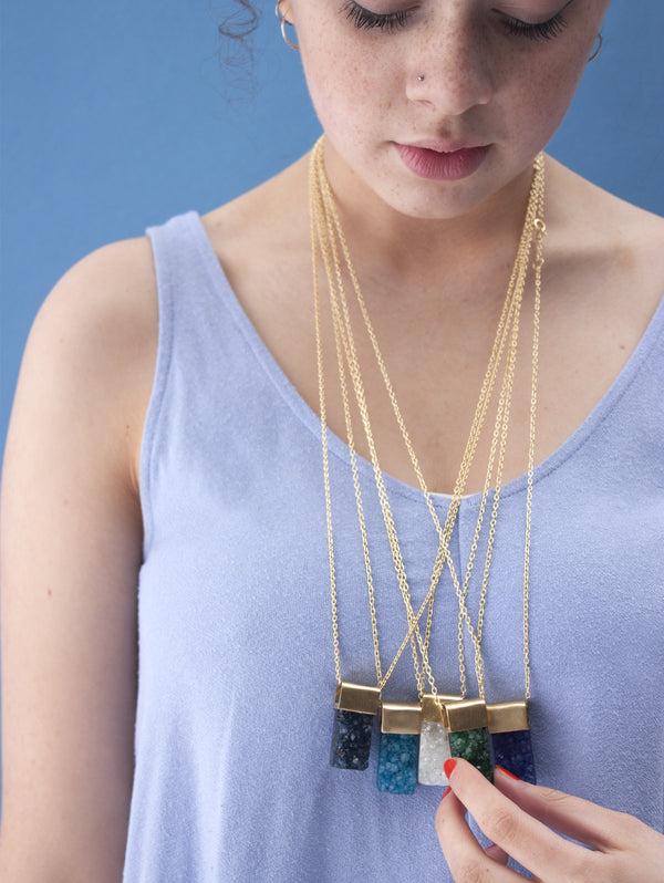 Bohemia Design Big Druzy Necklaces