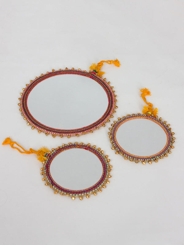 Bohemia Design Boho Beaded Mirrors Gold