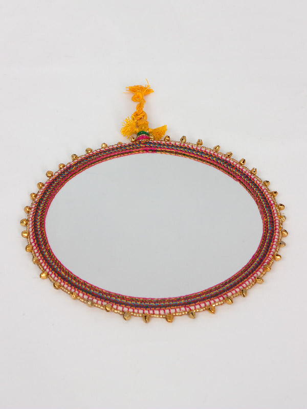 bohemia design Boho Beaded Mirrors Gold