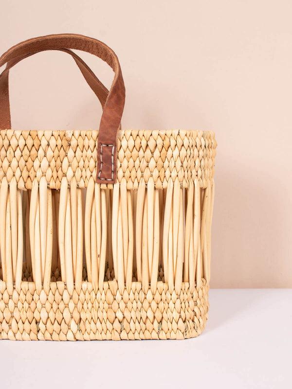 Bohemia Design Decorative Reed Basket Bag