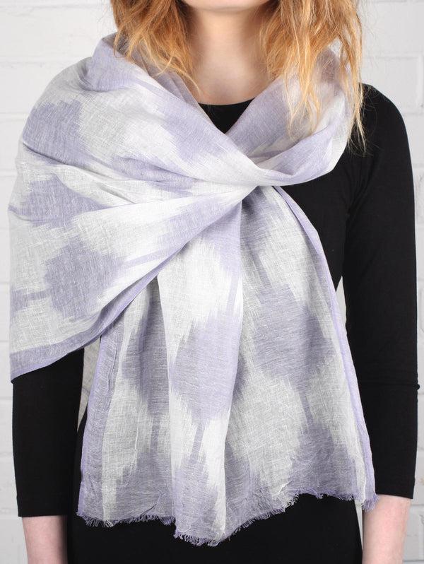Bohemia Design Diamond Ikat Scarf Lilac