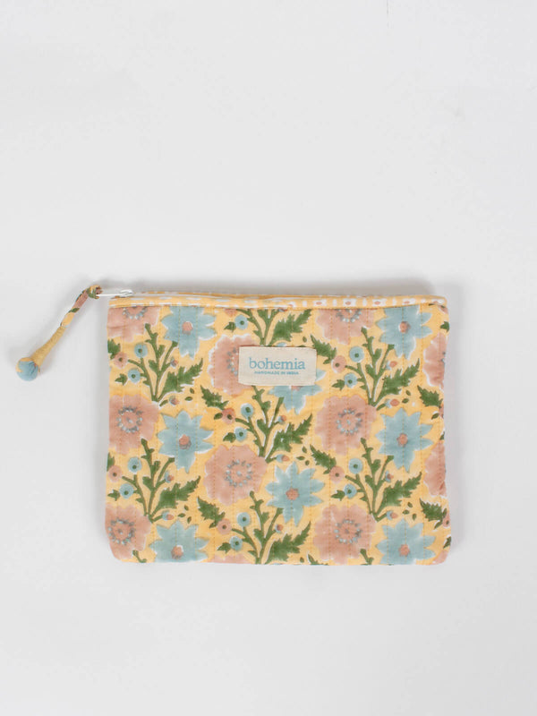 bohemia design Floribunda Zip Pouch Buttermilk